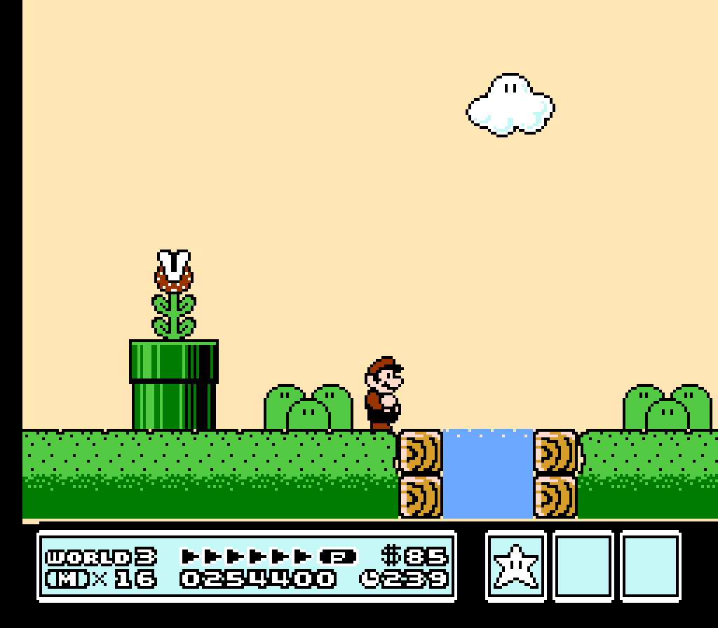 Screenshot von Super Mario Bros 3 (NES / Analogue Pocket)