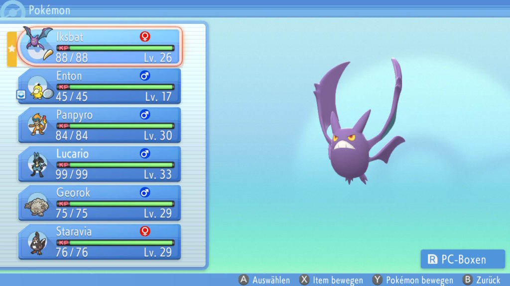 Screenshot von Pokémon Strahlender Diamant - Pokémon Deck